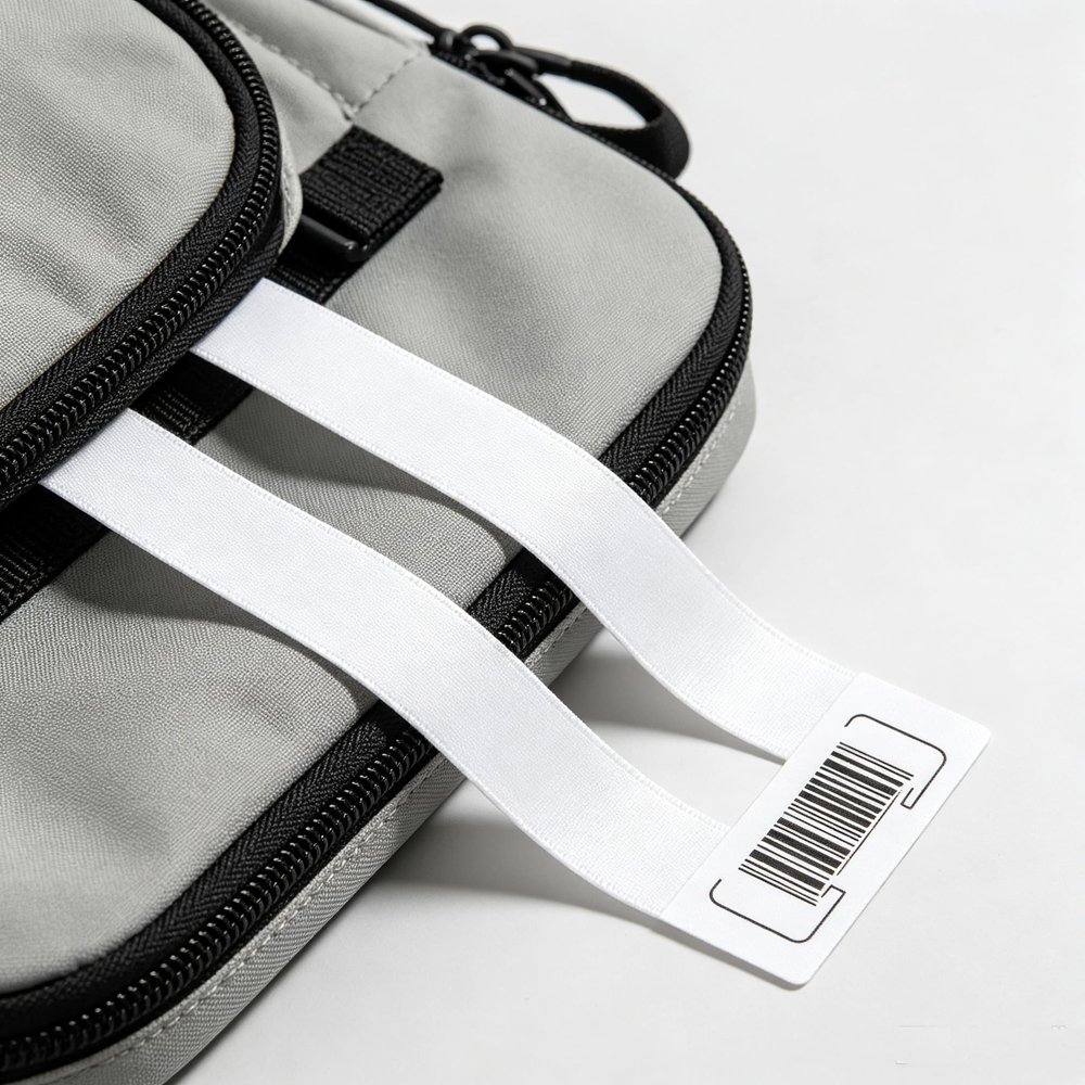 Thick nylon labels for backpacks, luggage and durable bags