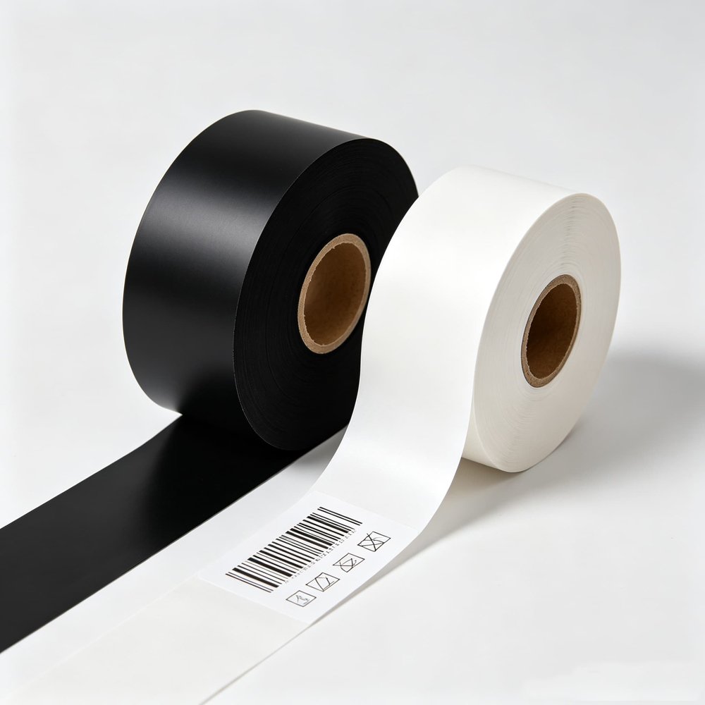 Resin wash care ribbon for thick nylon label printing, durable thermal transfer ribbon
