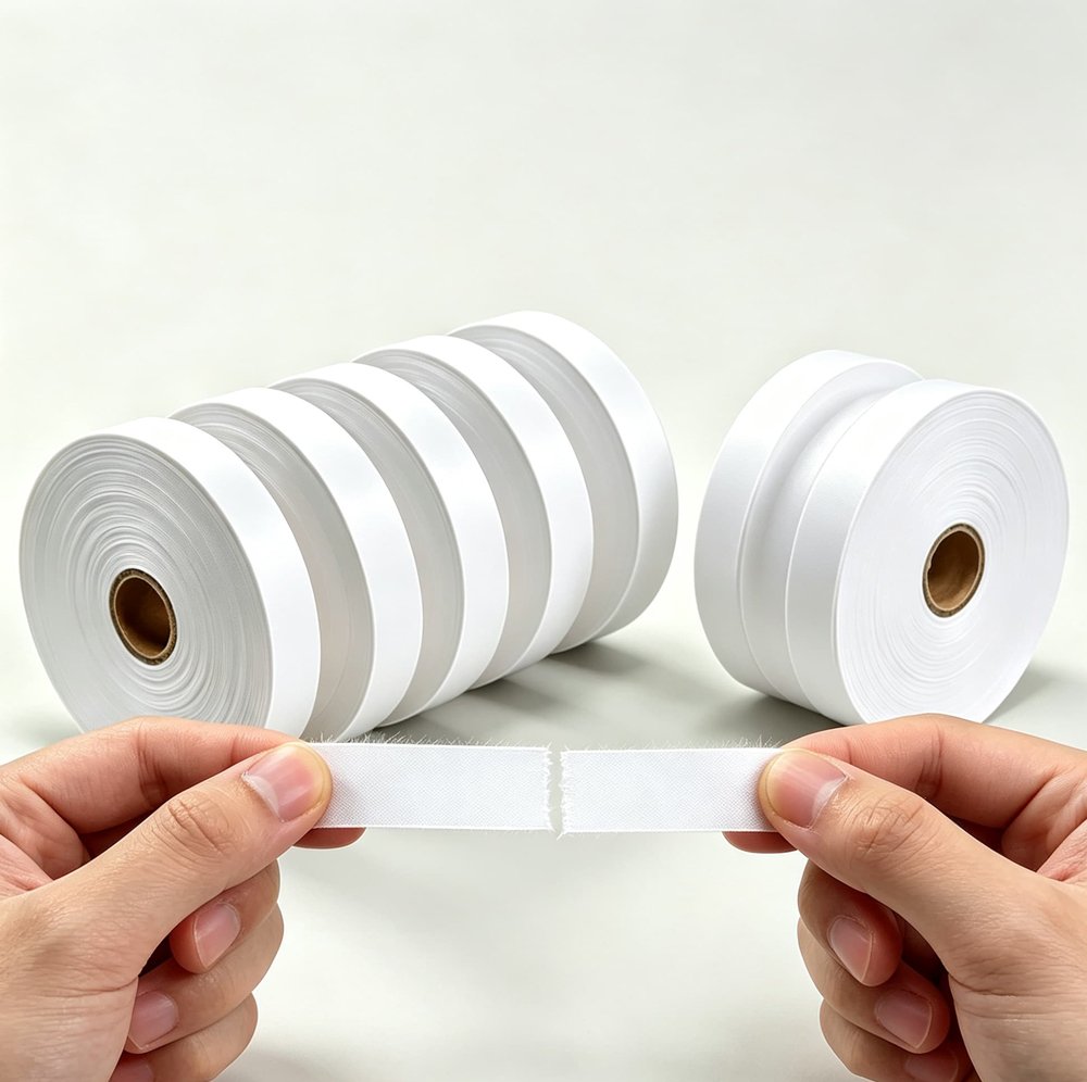 N2 tear away printable nylon wash label, easily removable for baby clothing, underwear and sportswear
