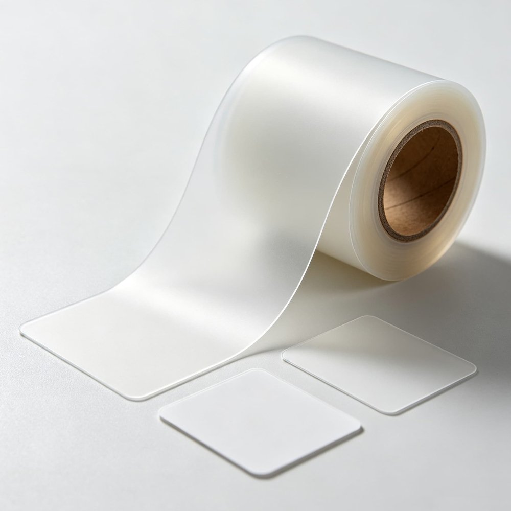 Transparent TPU label material, flexible waterproof garment label for sportswear and outdoor apparel